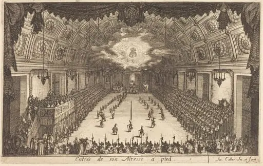 Entry of His Highness on Foot, by Jacques Callot
