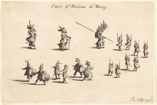 Entry of M. de Macey, by Jacques Callot