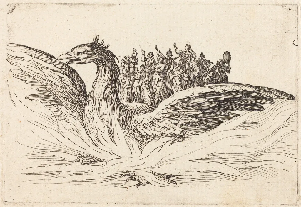 Entry of Monseigneur Henry de Lorraine, Marquis de Moy, under the Name of Pirandre, by Jacques Callot, ink, 1627