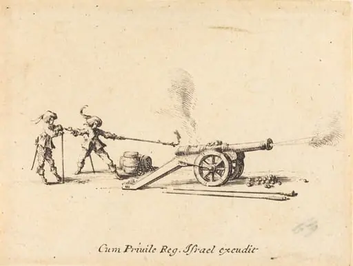 Firing the Cannon, by Jacques Callot