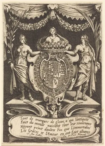 Frontispiece for "The Combat at the Barrier", by Jacques Callot