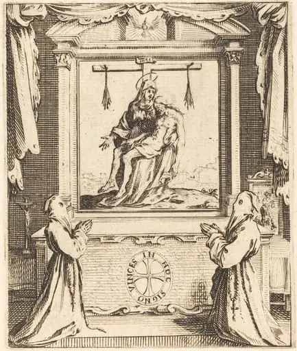 Frontispiece for The Order of the White Penitents at Nancy, by Jacques Callot