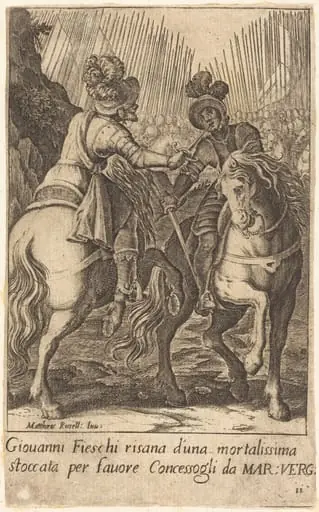 Giovanni Fieschi, by Jacques Callot