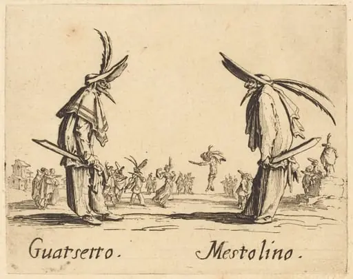 Guatsetto and Mestolino, by Jacques Callot