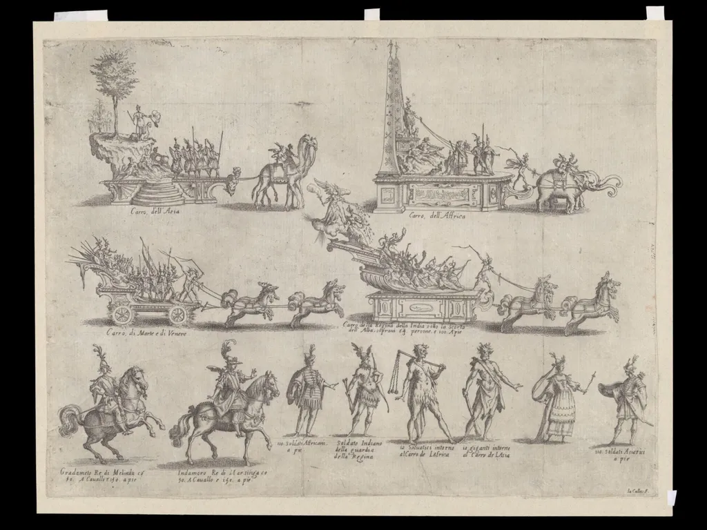 H Beard Print Collection, by Jacques Callot, 1615