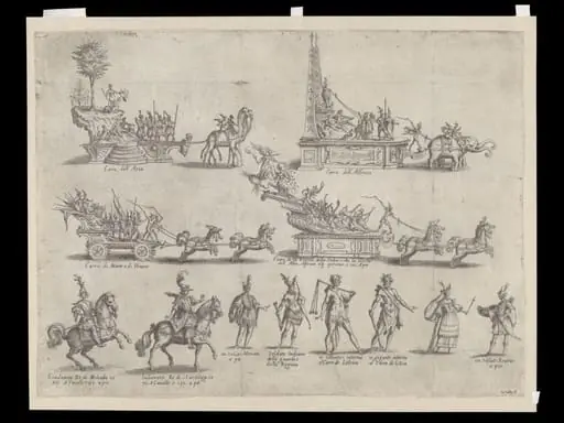 H Beard Print Collection, by Jacques Callot