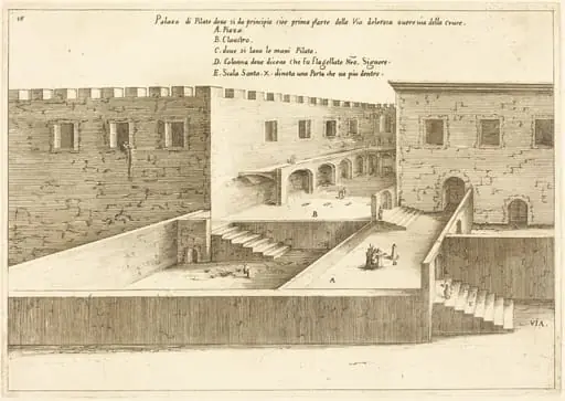 House of Pilate, by Jacques Callot
