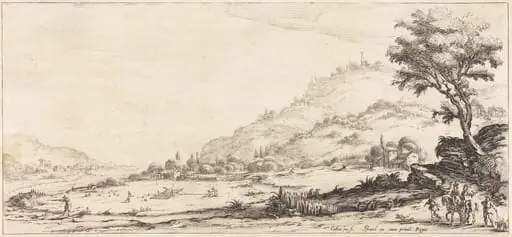 Hunting Birds, by Jacques Callot