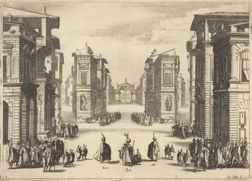 Il Solimano, Act I, by Jacques Callot