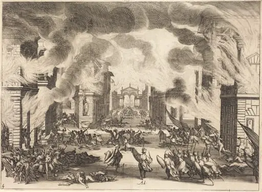 Il Solimano, Act V, by Jacques Callot