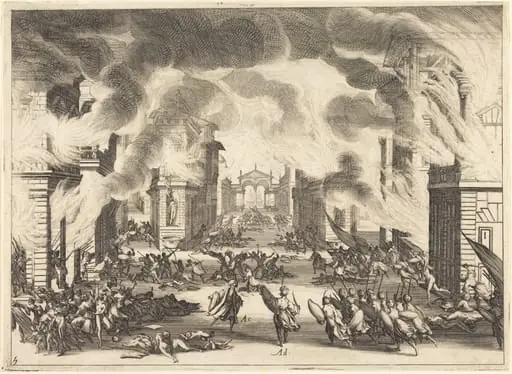 Il Solimano, Act V, by Jacques Callot