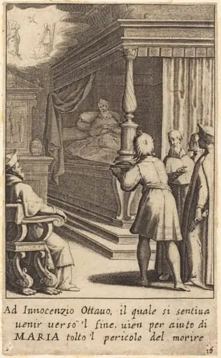 Innocent VIII, by Jacques Callot