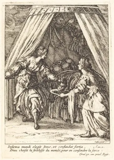 Judith with the Head of Holofernes, by Jacques Callot
