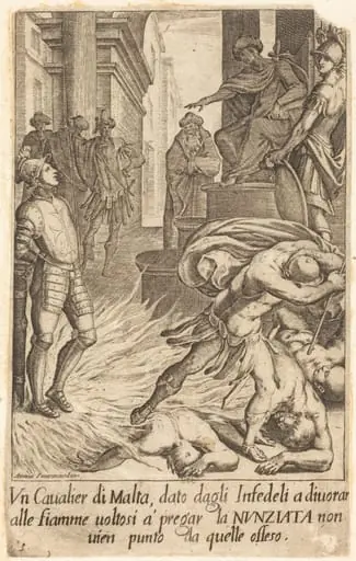 Knight of Malta, by Jacques Callot