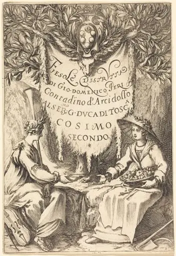 La belle jardinière, by Jacques Callot