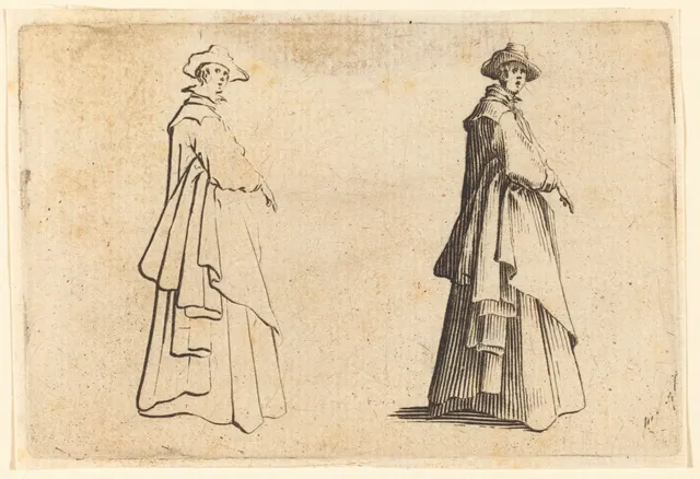 Lady in a Large Coat — Jacques Callot