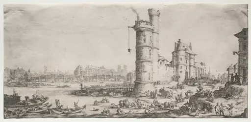 Les deux grandes vues de Paris:  Vue du Pont Neuf