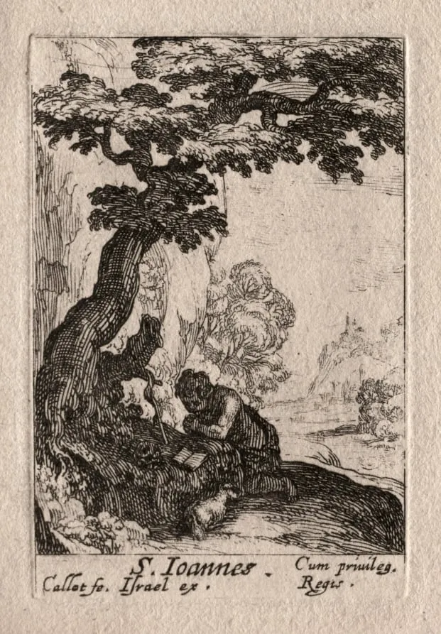 Les Penitents: St. Jean Baptiste, by Jacques Callot, 1632