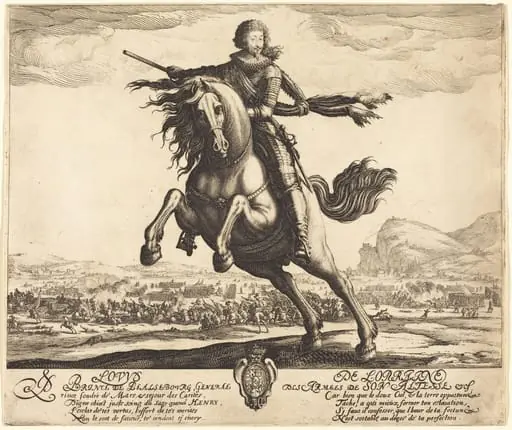 Louis de Lorraine, Prince of Phalsbourg, by Jacques Callot