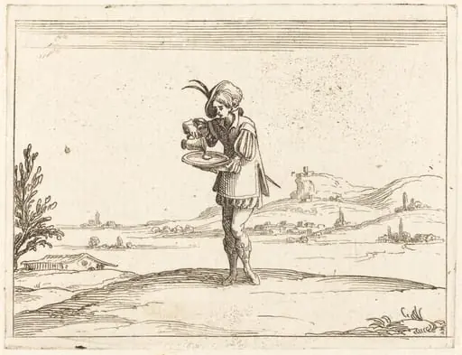Man Washing a Pearl, by Jacques Callot