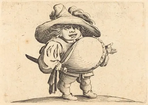Man with Big Belly, by Jacques Callot