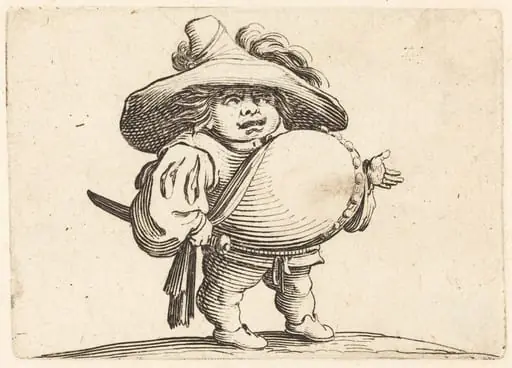 Man with Big Belly, by Jacques Callot