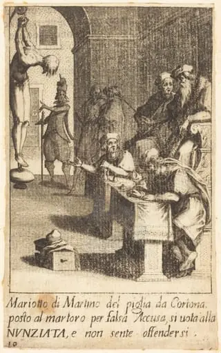 Mariotto di Martino, by Jacques Callot