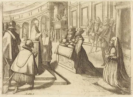 Marriage of Margaret of Austria and Philip III, by Jacques Callot