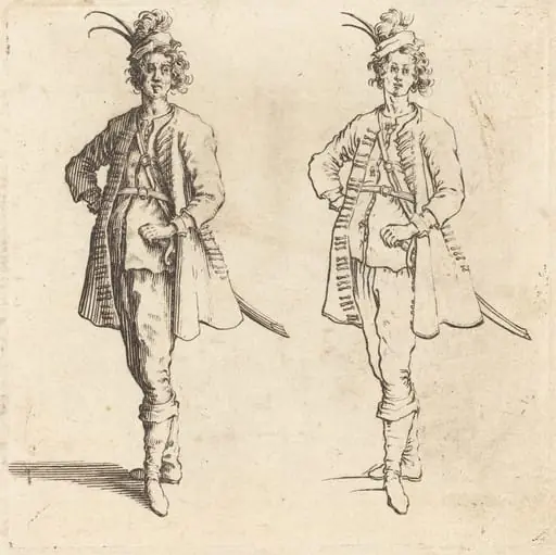 Officer, Front View, by Jacques Callot