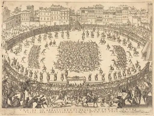 One of the Infantry Combats, by Jacques Callot