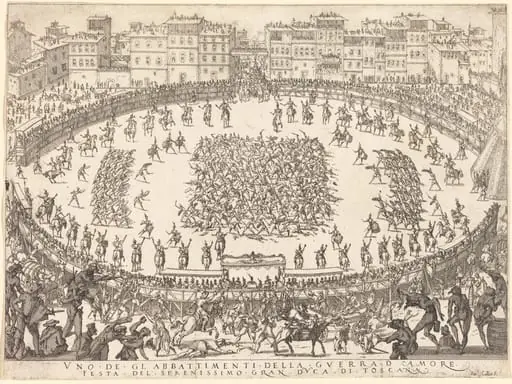 One of the Infantry Combats, by Jacques Callot