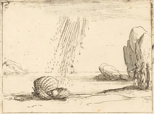 Oyster with Pearl, by Jacques Callot