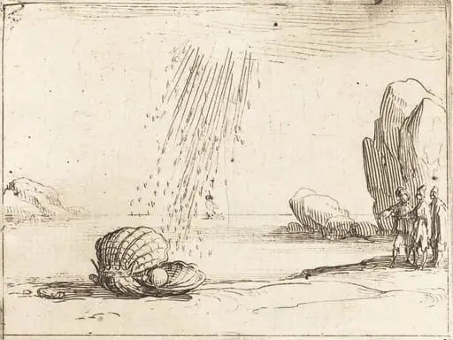 Oyster with Pearl, by Jacques Callot