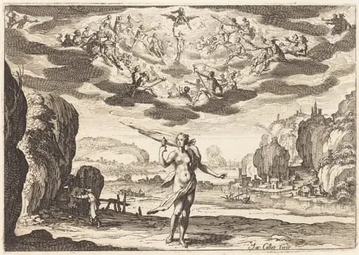 Pandora, by Jacques Callot