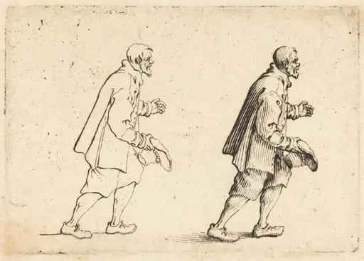 Peasant with Hat in Hand, by Jacques Callot
