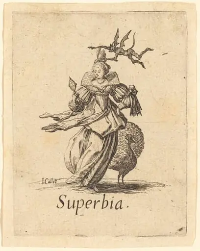 Pride (Vanity), by Jacques Callot