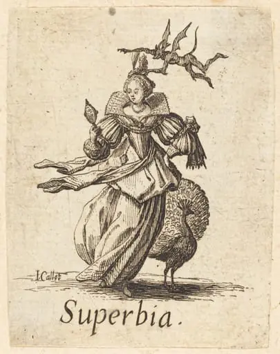Pride (Vanity), by Jacques Callot
