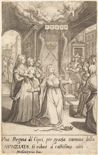 Queen of Cyprus, by Jacques Callot