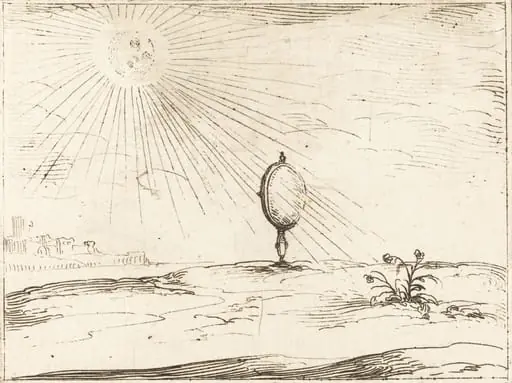 Rays of the Sun, by Jacques Callot