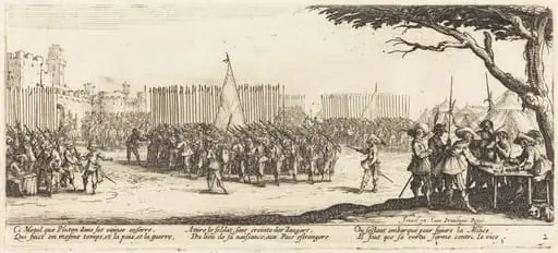 Recruitment of Troops, by Jacques Callot
