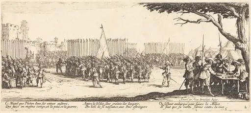 Recruitment of Troops, by Jacques Callot