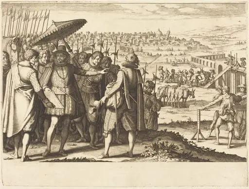 Restoration of the Aqueduct at Pisa, by Jacques Callot