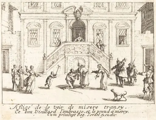 Return of the Prodigal Son, by Jacques Callot