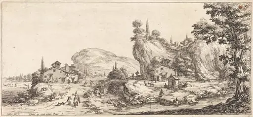 Returning Home from the Hunt, by Jacques Callot