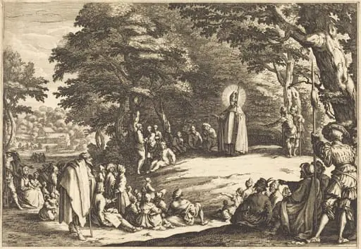 Saint Amond, by Jacques Callot