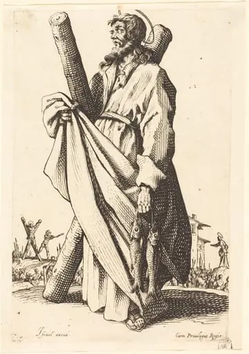 Saint Andrew, by Jacques Callot
