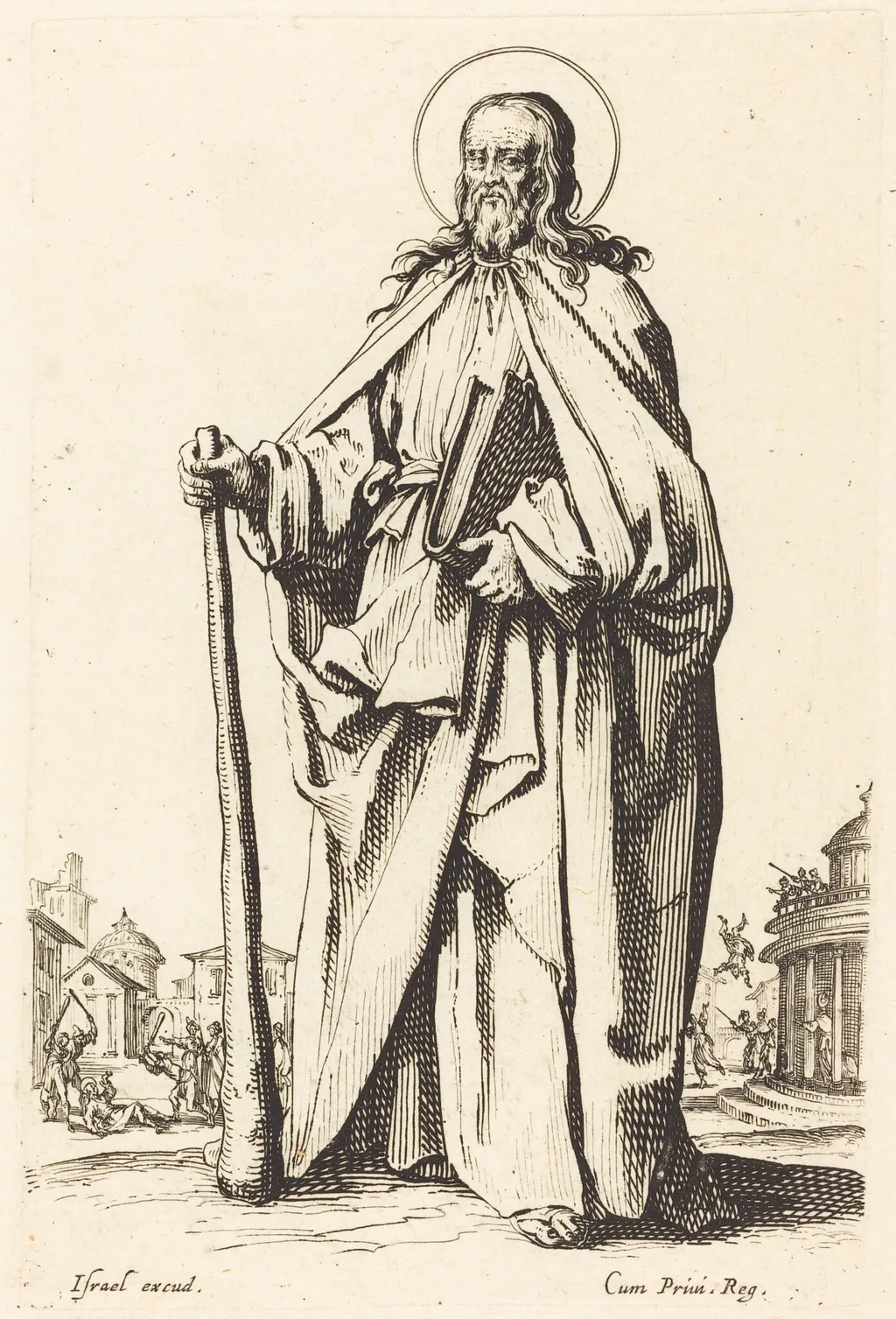 Saint James the Less, by Jacques Callot, ink, 1631