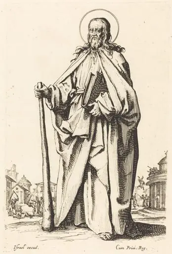 Saint James the Less, by Jacques Callot