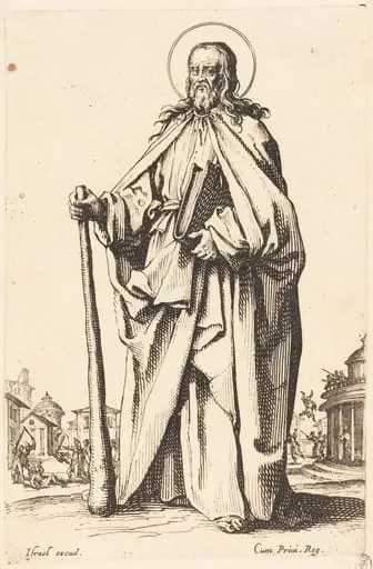 Saint James the Less, by Jacques Callot