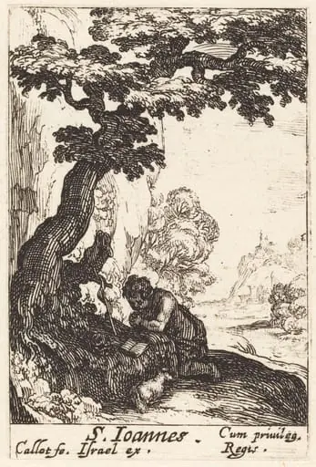 Saint John the Baptist, by Jacques Callot